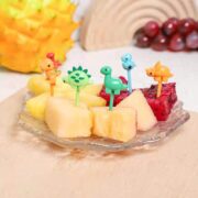 Mixed Designs Lunchbox Picks – (30 pcs) Reusable Food Picks for Kids Bento