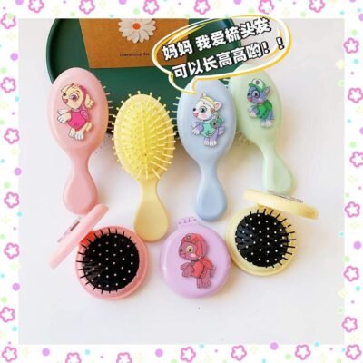 Paw Patrol Skye Hair Brush & Mirror Set – 2 Pcs Kids Grooming Kit