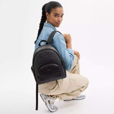 Court Backpack In Signature Canvas