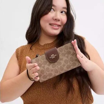 Phone Wallet In Signature Canvas
