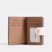 Medium Corner Zip Wallet In Signature Canvas