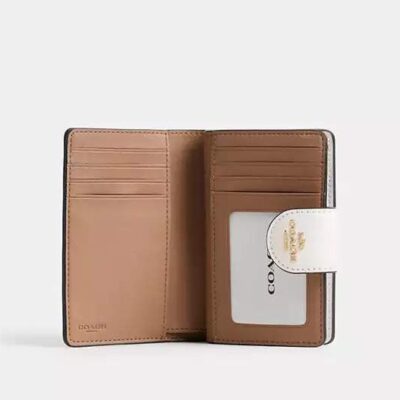 Medium Corner Zip Wallet In Signature Canvas