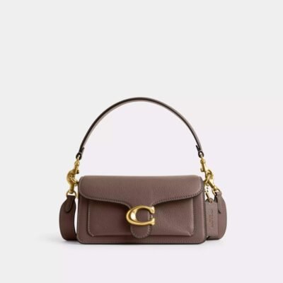 Coach Tabby Shoulder Bag 20 Brass/Dark Stone