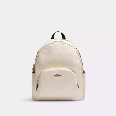 Coach Court Backpack Gold/Chalk