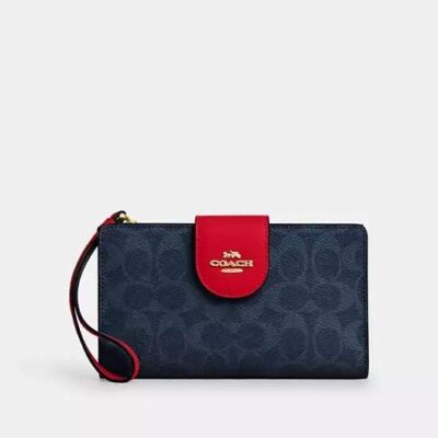 Phone Wallet In Signature Canvas