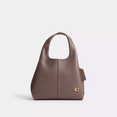 Coach Lana Shoulder Bag 23 Brass/Dark Stone