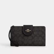 Phone Wallet In Signature Canvas