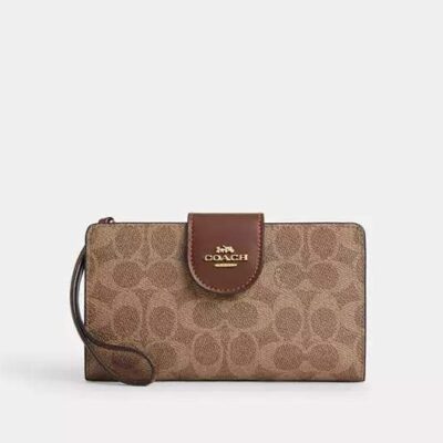 Phone Wallet In Signature Canvas