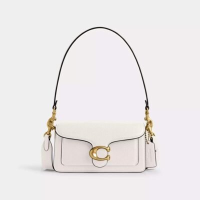Coach Tabby Shoulder Bag 20 Brass/Chalk