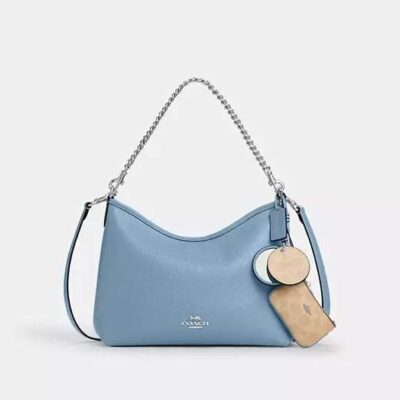 Laurel Shoulder Bag With Mirror Charm And Pouch