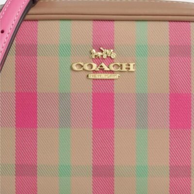 Mini Jamie Camera Bag With Plaid Print