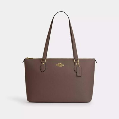 Coach Gallery Tote Bag Gold/Dark Stone