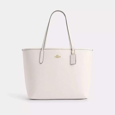 Coach City Tote Bag Gold/Chalk