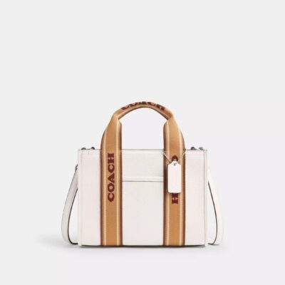 Coach Smith Tote Bag 24 Silver/Chalk Multi