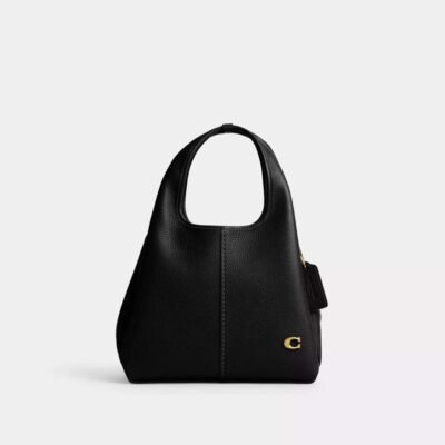 Coach Lana Shoulder Bag 23 Brass/Black