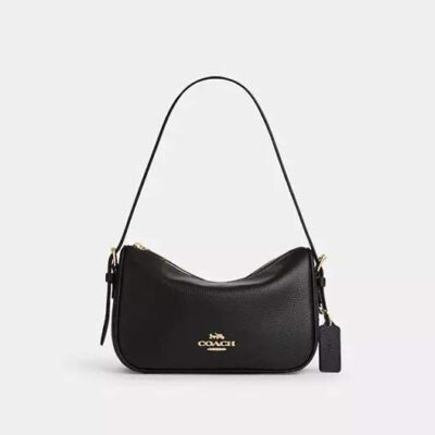 Coach Kailey Shoulder Bag Gold/Black