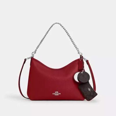 Laurel Shoulder Bag With Mirror Charm And Pouch