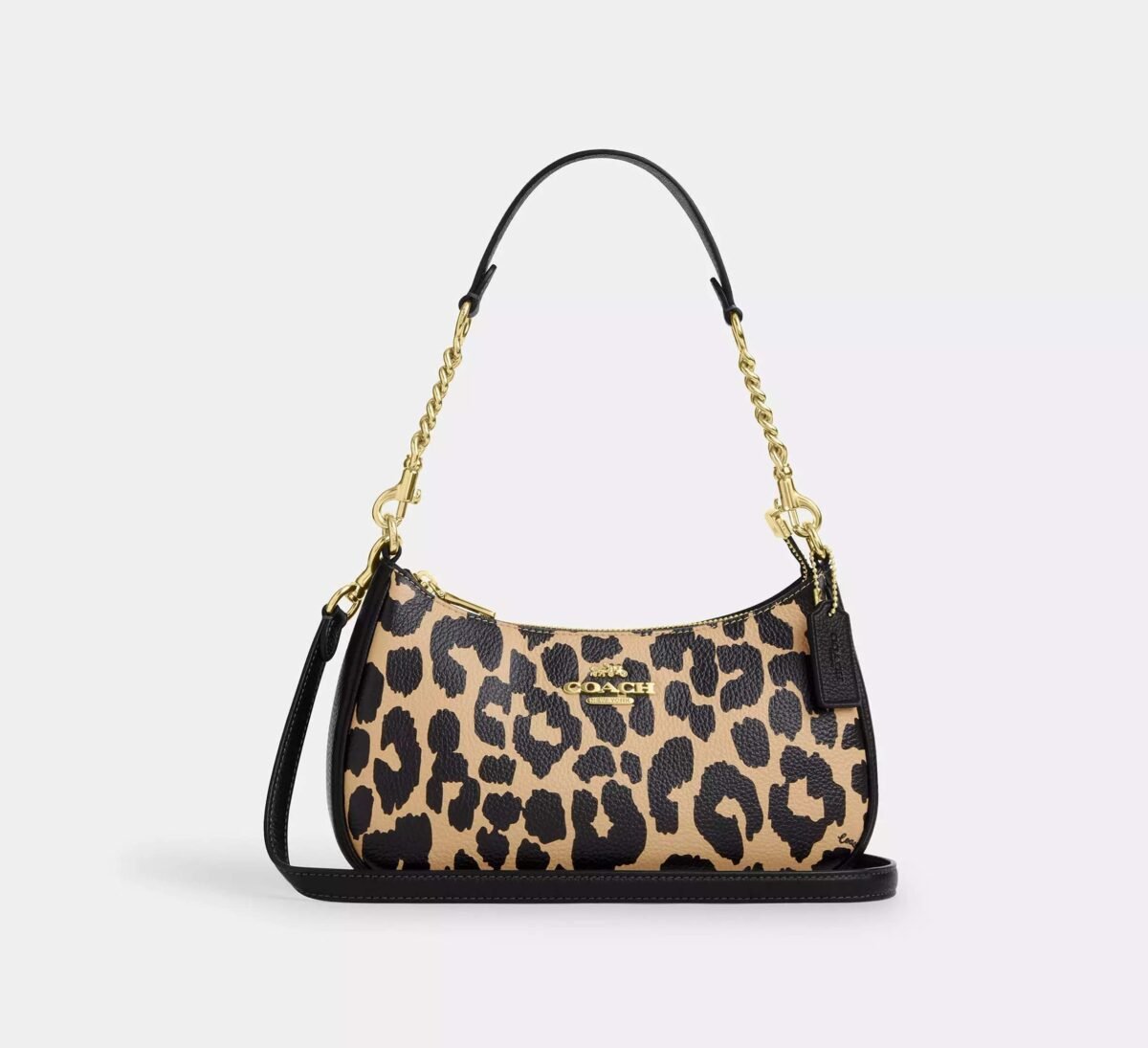 Teri Shoulder Bag With Leopard Print