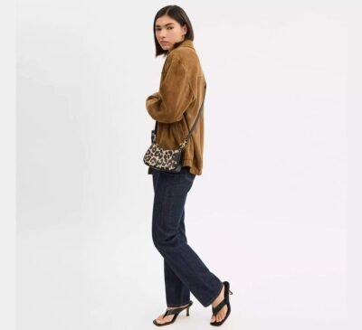 Teri Shoulder Bag With Leopard Print