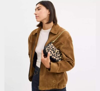 Teri Shoulder Bag With Leopard Print