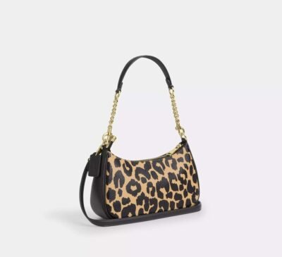 Teri Shoulder Bag With Leopard Print