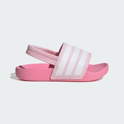 adidas Adilette Estrap Slides Kids Clear Pink / Cloud White