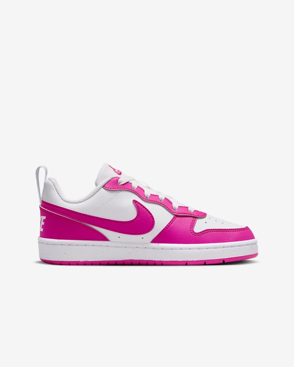 Nike Court Borough Low Recraft White/Laser Fuchsia