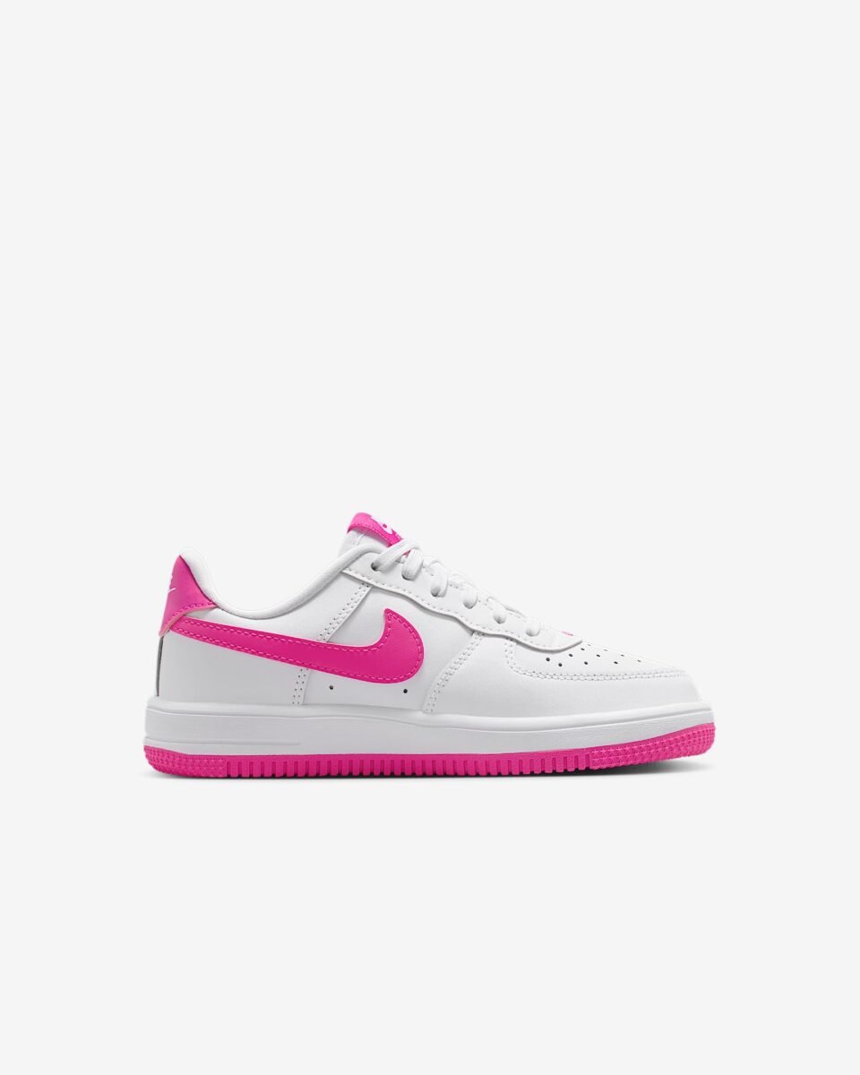 Nike Force 1 Low White/Laser Fuchsia