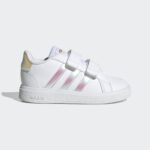 Grand Court Lifestyle Court Hook and Loop Shoes Cloud White / Iridescent