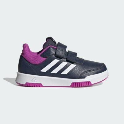 Adidas Tensaur Hook and Loop Shoes Shadow Navy / Cloud White / Flash Pink
