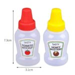 Mini Sauce Bottles – Ketchup & Mustard Set (2pcs, BPA Free)