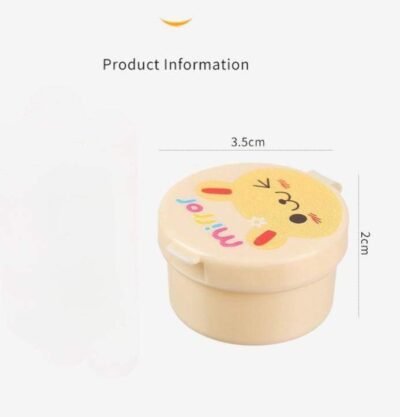 Kids Sauce Containers – 4pcs Cute Animal Set (BPA Free, Leak-Proof)