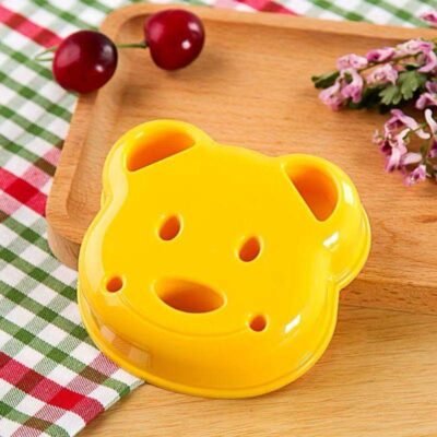 Bear Sandwich Mold for Kids – Cute Animal Lunch Cutter (BPA Free)