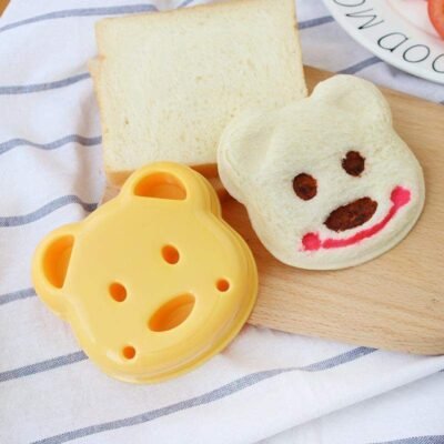 Bear Sandwich Mold for Kids – Cute Animal Lunch Cutter (BPA Free)
