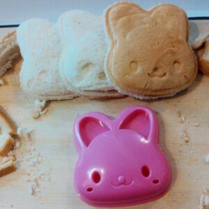 Rabbit Sandwich Mold for Kids – Cute Bunny Lunch Cutter (BPA Free)