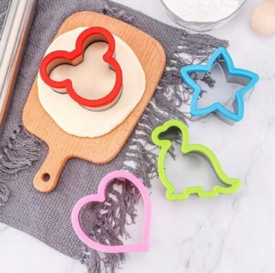 Large Sandwich Cutter Set – 4pcs (Stainless Steel, BPA Free)