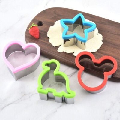 Large Sandwich Cutter Set – 4pcs (Stainless Steel, BPA Free)