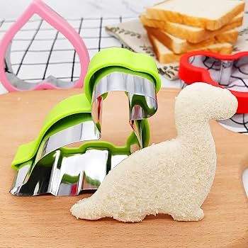 Dinosaur Sandwich Cutter – Large Size Kids Lunch Mold