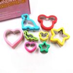 Sandwich & Cookie Cutter package – 8pcs Large & Small Shapes