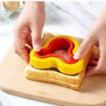 Large Mickey Mouse Sealed Sandwich Cutter – 2pcs Cartoon Toast Maker