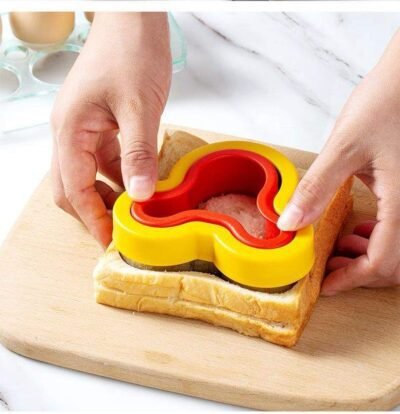 Large Mickey Mouse Sealed Sandwich Cutter – 2pcs Cartoon Toast Maker