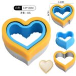 Large Heart Sealed Sandwich Cutter – 2pcs Cute Toast Press