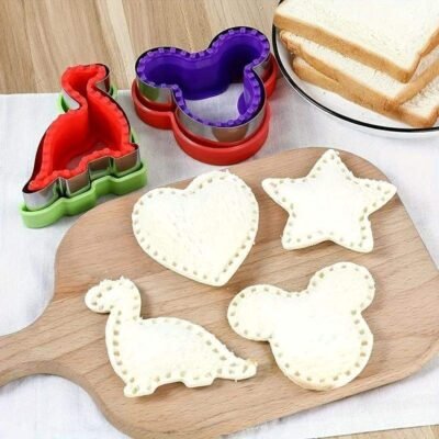 Large Heart Sealed Sandwich Cutter – 2pcs Cute Toast Press