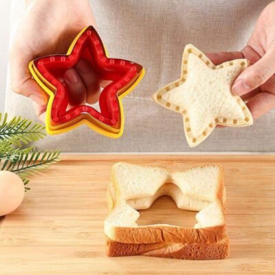 Large Star Sealed Sandwich Cutter – 2pcs Fun Toast Maker