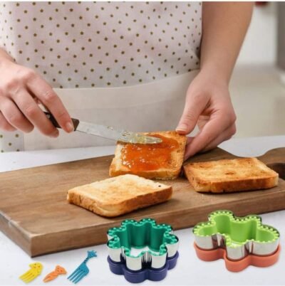 Large Flower Sealed Sandwich Cutter – 2pcs Fun Toast Press