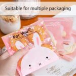 Snack Bags with Cute Bunny Design – Medium (100 pcs)
