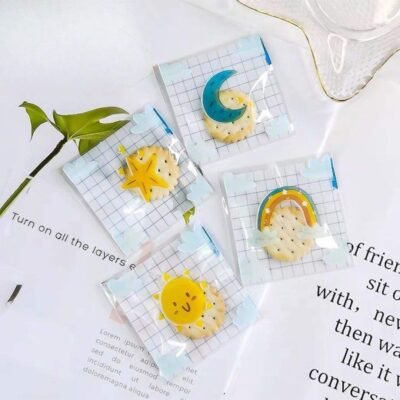 Snack Bags with Sky Design – Medium (100 pcs)