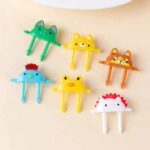 Cute Animal Food Picks for Kids Lunchbox – 6 pcs Pack
