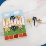 Cute Cat Fruit Forks – 6 pcs Pack