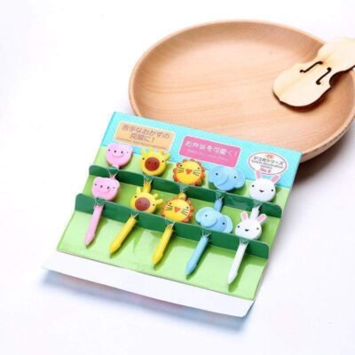 Animal Fruit Picks Set (8 pcs)